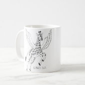 Giraffe + pegasus = Giraffsus Kaffeetasse (Vorderseite Links)
