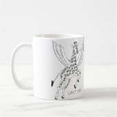 Giraffe + pegasus = Giraffsus Kaffeetasse (Links)