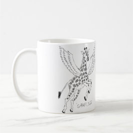 Giraffe + pegasus = Giraffsus Kaffeetasse