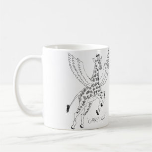 Giraffe + Pegasus = Giraffsus Kaffeetasse