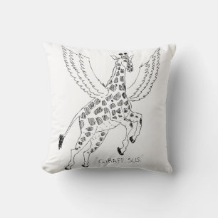 Giraffe + Pegasus = Giraffsus Kissen