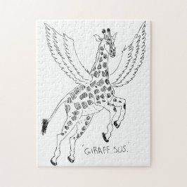 Giraffe + Pegasus = Giraffsus Puzzle