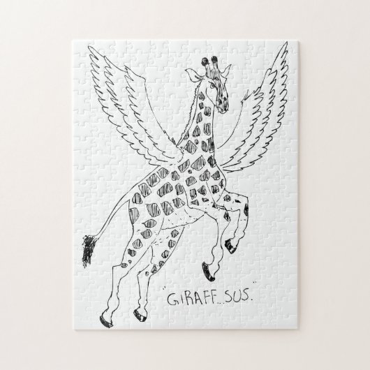Giraffe + Pegasus = Giraffsus Puzzle (Vertikal)