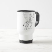 Giraffe + pegasus = Giraffsus Reisebecher (VorderseiteRechts)