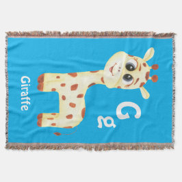 Giraffe personalisieren ABC: Buchstabe G - Ihren N Decke