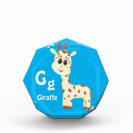 Giraffe personalisieren ABC: Buchstabe G - Ihren N Fotoblock