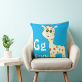Giraffe personalisieren ABC: Buchstabe G - Ihren N Kissen (Stuhl )