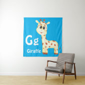Giraffe personalisieren ABC: Buchstabe G - Ihren N Wandteppich (Beispiel)