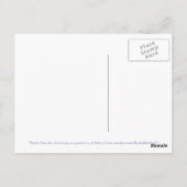 Giraffe Pferdepostkarten Postkarte (Rückseite)