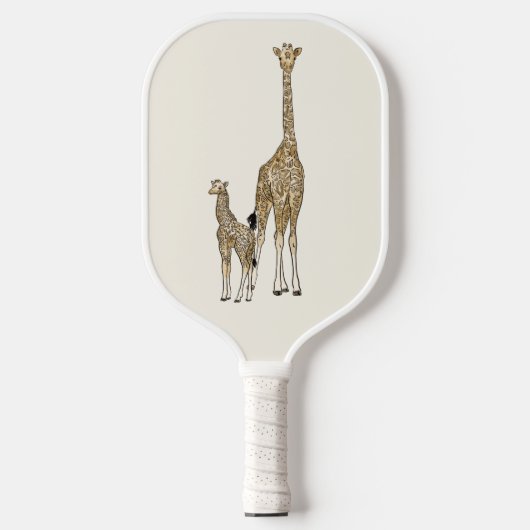 Giraffe Pickleball Schläger (Vorderseite)