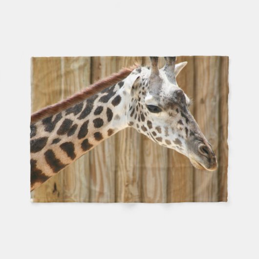 Giraffe Picture Blanket Fleecedecke (Vorderseite (Horizontal))