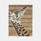 Giraffe Picture Blanket Fleecedecke (Vorderseite)
