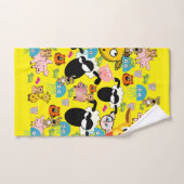 Giraffe Pigs Elephant Zoo Badetücher Sets (Handtuch)