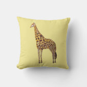 Giraffe Pinselstrich Kissen (Vorderseite)
