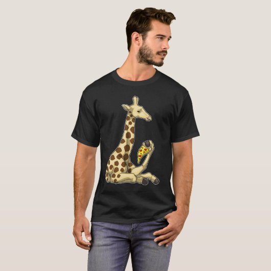 Giraffe Pizza T-Shirt (Vorne ganz)