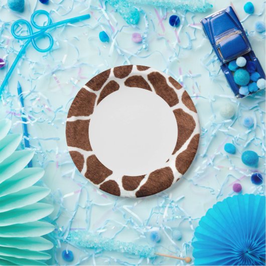 Giraffe-Plätze Pappteller (Party)