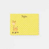 Giraffe Polka Dot Cuteness Post-it Klebezettel (Vorderseite)