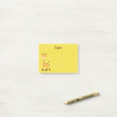 Giraffe Polka Dot Cuteness Post-it Klebezettel (Auf Schreibtisch)