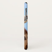 Giraffe Portrait benutzerdefinierte Monogramm-Hüll Case-Mate iPhone Hülle (Hinten/Links)