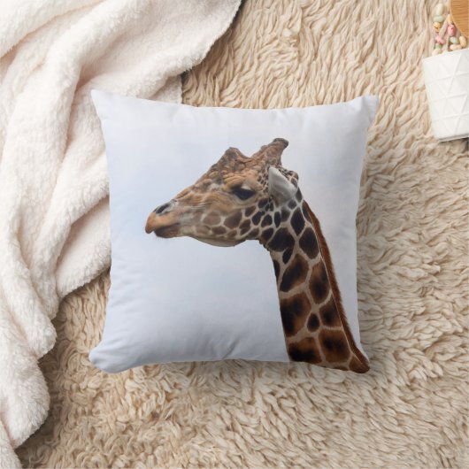 Giraffe Portrait Foto 106 Kissen (Decke)