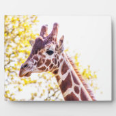 Giraffe Portrait Fotoplatte (Vorderseite)