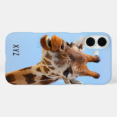 Giraffe Portrait individuelle Telefonfälle für Mon Case-Mate iPhone Hülle (Rückseite (Horizontal))