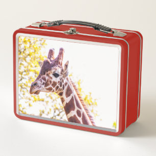 Giraffe Portrait Metall Brotdose