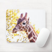 Giraffe Portrait Mousepad (Mit Mouse)
