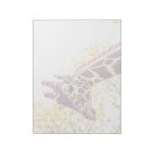 Giraffe Portrait Notizblock (Rotiert)