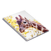 Giraffe Portrait Notizblock (Rechte Seite)
