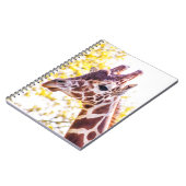 Giraffe Portrait Notizblock (Linke Seite)