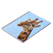 Giraffe-Portrait-Notizbuch Notizblock (Linke Seite)