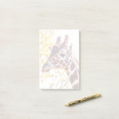 Giraffe Portrait Post-it Klebezettel (Auf Schreibtisch)