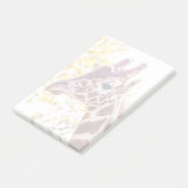 Giraffe Portrait Post-it Klebezettel (angewinkelt)