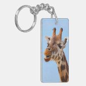 Giraffe Portrait-Schlüsselkette Schlüsselanhänger (Vorderseite links)