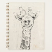 Giraffe Portrait Sketch Planer (Vorderseite)