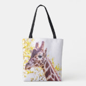 Giraffe Portrait Tasche (Rückseite)