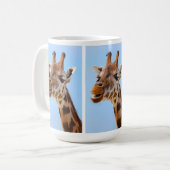 Giraffe Portrait-Tasse - wählen Sie Stil Kaffeetasse (Vorderseite Links)