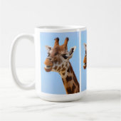 Giraffe Portrait-Tasse - wählen Sie Stil Kaffeetasse (Links)