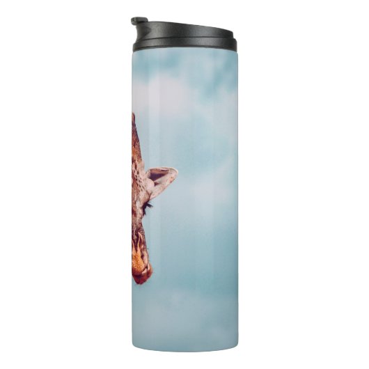 GIRAFFE PORTRAIT THERMOSBECHER (Nach rechts gedreht)