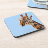 Giraffe Portrait-Untersetzer Untersetzer (Linke Seite)