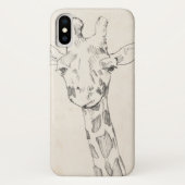 Giraffe Portrait | Zeichnung Case-Mate iPhone Hülle (Rückseite)
