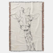 Giraffe Portrait | Zeichnung Decke (Vorderseite Vertikal)