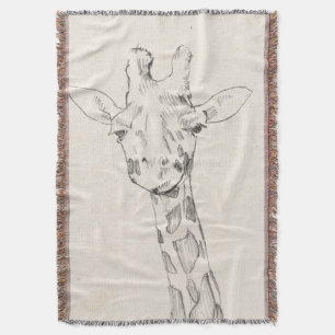 Giraffe Portrait   Zeichnung Decke