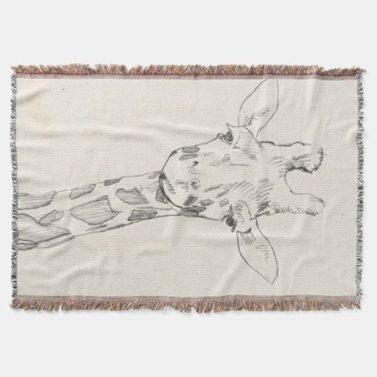 Giraffe Portrait | Zeichnung Decke (Vorderseite)