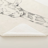 Giraffe Portrait | Zeichnung Sherpadecke (3/4)