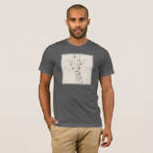 Giraffe Portrait | Zeichnung T-Shirt (Vorne ganz)