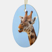 Giraffe Portraitdekoration Keramik Ornament (Links)