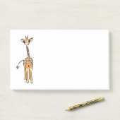 Giraffe Post-it Klebezettel (Auf Schreibtisch)