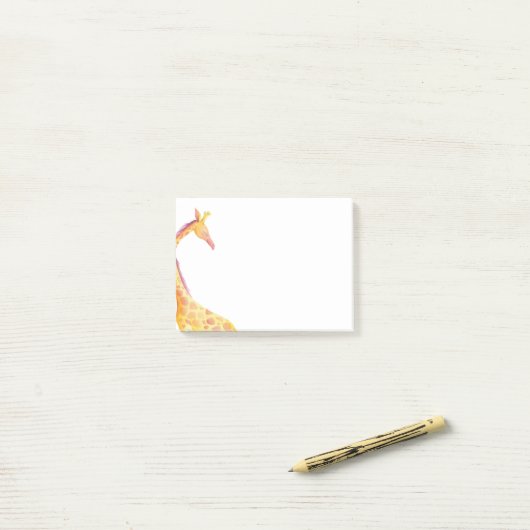 Giraffe Post-it Klebezettel (Auf Schreibtisch)